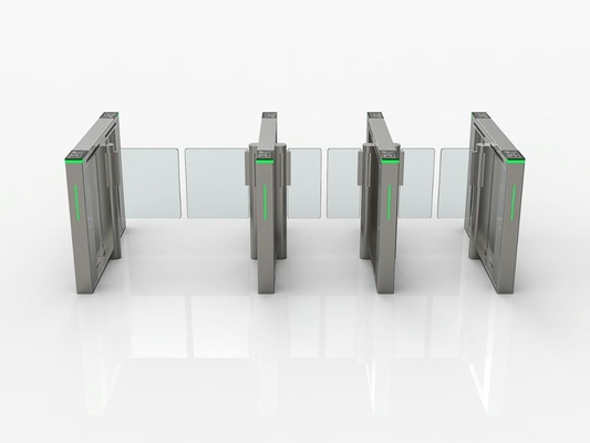 SUS304 Security Turnstile Gate IP54 Enclose with Card Reader